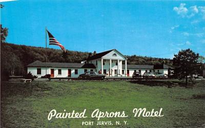 Painted Aprons Motel Port Jervis, New York Postcard