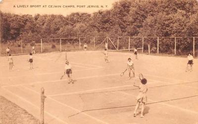 Lively Sport Port Jervis, New York Postcard