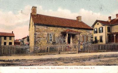 Old Stone House, Indian Fort Port Jervis, New York Postcard