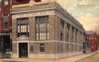 First National Bank Port Jervis, New York Postcard