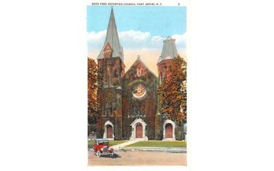 Deer Park Reformed Church Port Jervis, New York Postcard