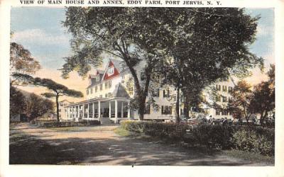 Main House & Annex Port Jervis, New York Postcard