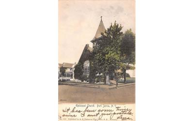 Episcopal Church Port Jervis, New York Postcard