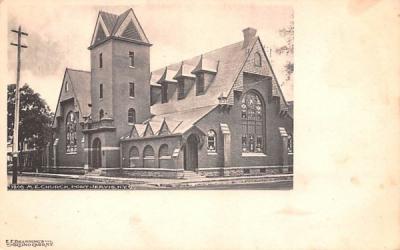 ME Church Port Jervis, New York Postcard
