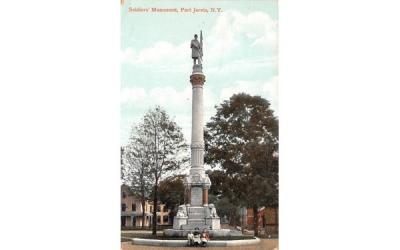 Soldiers' Monument Port Jervis, New York Postcard