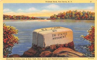 Tri States Rock Port Jervis, New York Postcard