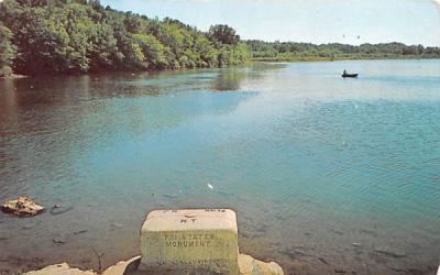 Tri States Monument Port Jervis, New York Postcard