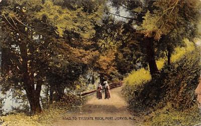 Road to Tristate Rock Port Jervis, New York Postcard