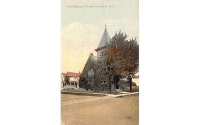 Grace Episcopal Church Port Jervis, New York Postcard