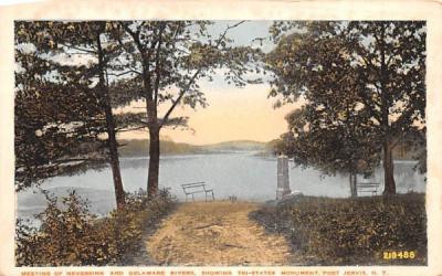 Meeting of the Neversink Port Jervis, New York Postcard
