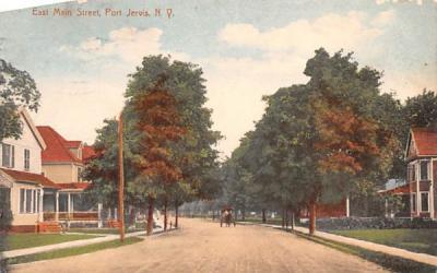 East Main Street Port Jervis, New York Postcard
