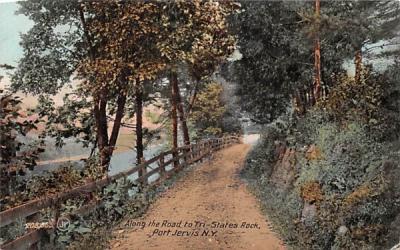 Along the Road to Tri States Rock Port Jervis, New York Postcard