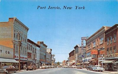 Orange County Port Jervis, New York Postcard