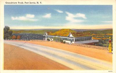 Grandview Peak Port Jervis, New York Postcard