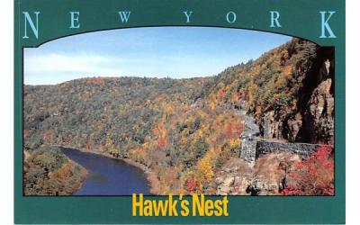 Hawk's Nest Port Jervis, New York Postcard