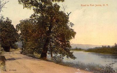 Road Port Jervis, New York Postcard