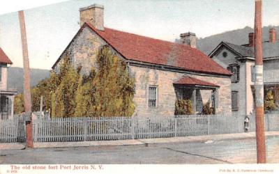 Old Stone Port Jervis, New York Postcard