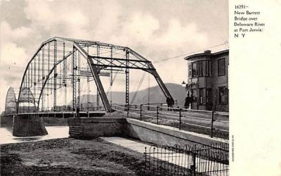 New Barrett Bridge Port Jervis, New York Postcard