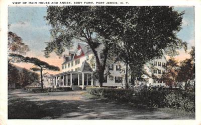 Main House and Annex Port Jervis, New York Postcard