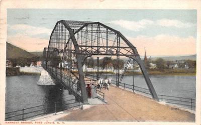 Barrett Bridge Port Jervis, New York Postcard