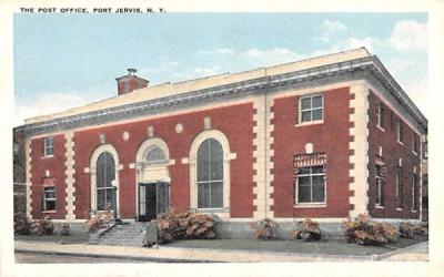 Post Office Port Jervis, New York Postcard