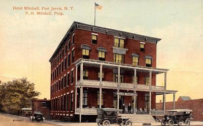 Hotel Mitchell Port Jervis, New York Postcard