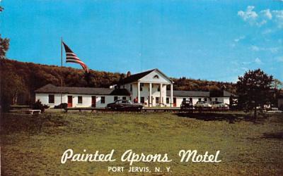 Painted Aprons Lodge Port Jervis, New York Postcard