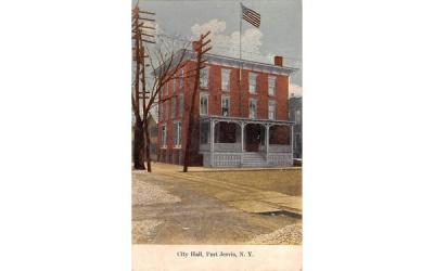 City Hall Port Jervis, New York Postcard