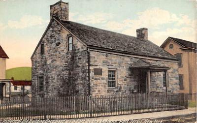 Historical Old Building Port Jervis, New York Postcard