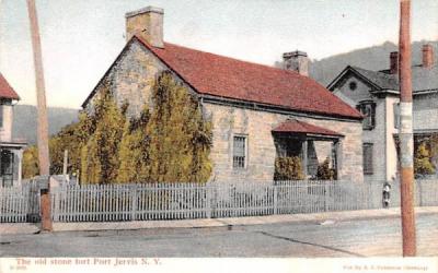 Old Stone Fort Port Jervis, New York Postcard