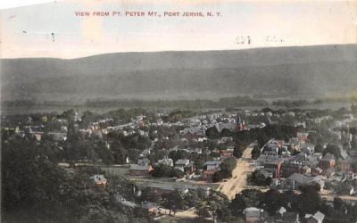 Pt Peter Mountain Port Jervis, New York Postcard