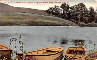Orinoco lake Port Jervis, New York Postcard