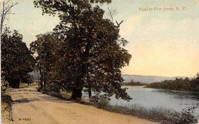 Road Port Jervis, New York Postcard