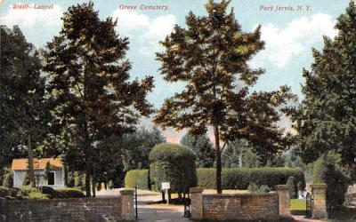 Laurel Grove Cemetery Port Jervis, New York Postcard