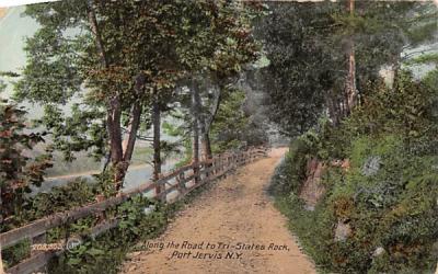 Road to Tri States Rock Port Jervis, New York Postcard