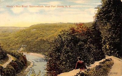 awk's Nest Road Port Jervis, New York Postcard