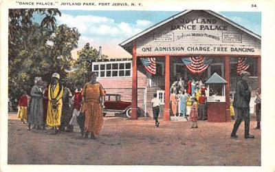 Dance Paace Port Jervis, New York Postcard