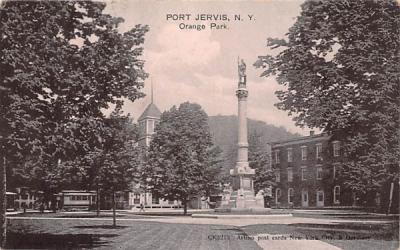 Orange Park Port Jervis, New York Postcard