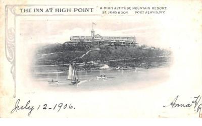 The Inn at High Point Port Jervis, New York Postcard
