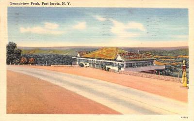 Grandview Peak Port Jervis, New York Postcard