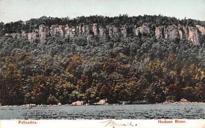 Hudson River Palisades, New York Postcard