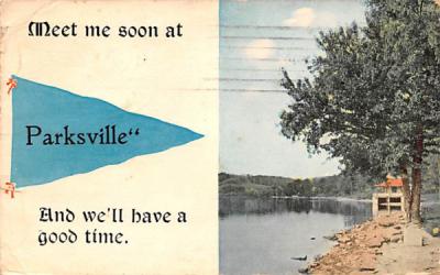 Meet me soon Parksville, New York Postcard