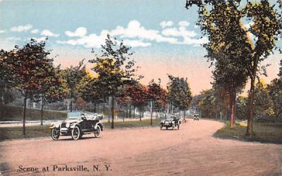 Dirt Road Parksville, New York Postcard