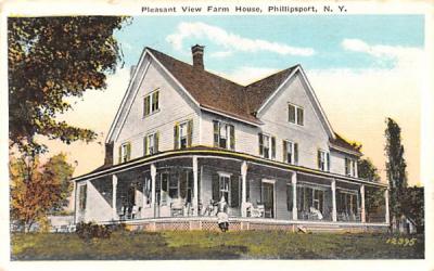 Pleasant View Farm House Phillipsport, New York Postcard