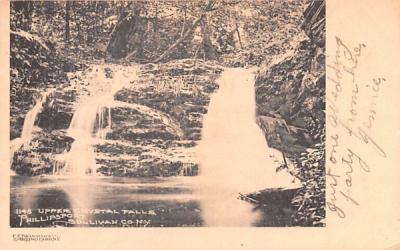 Upper Crystal Falls Phillipsport, New York Postcard