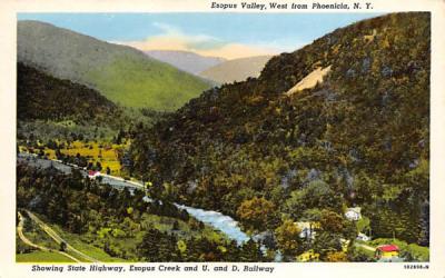 State Highway Esopus Creek Phoenicia, New York Postcard