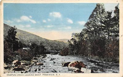 Esopus Creek  Phoenicia, New York Postcard