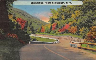 Greetings from Phoenicia, New York Postcard
