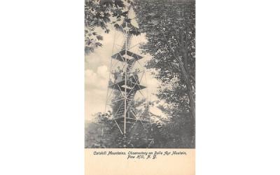Observatory an Belle Ayr Mountain Pine Hill, New York Postcard