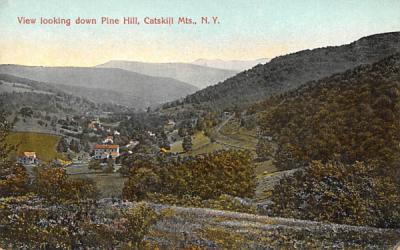 View Of Pine Hill, New York Postcard